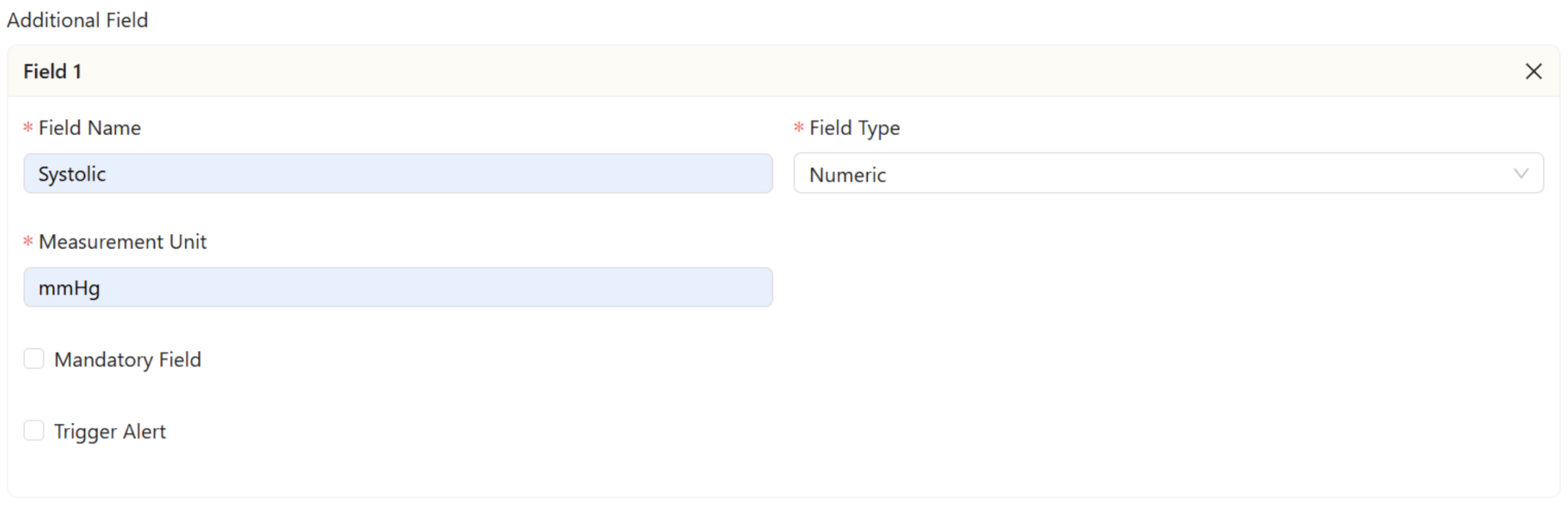 Field Type - Numeric