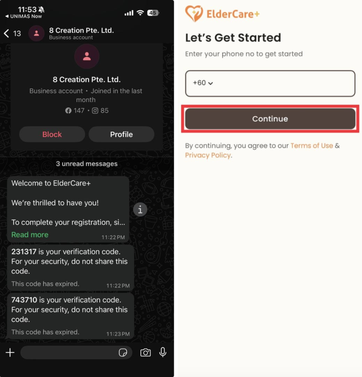 Sign Up for Guardian App