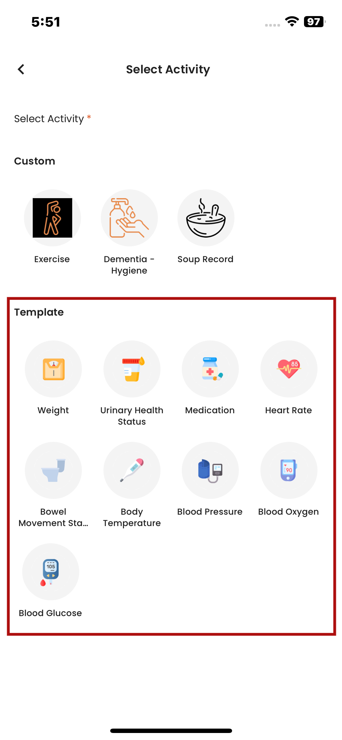 Resolve Care Recipient’s Alert in Staff App